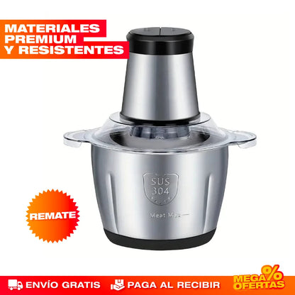 MOLINO PICADOR ELÉCTRICO ACERO INOXIDABLE 🔥2 LITROS🔥 (TAMAÑO GRANDE)
